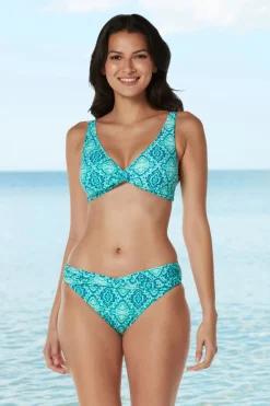 Helen Jon Bralette|Bikinis-Twist Front Bralette Bikini Top
