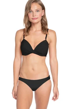 Robin Piccone Bikinis-Twist Front Underwire Bikini Top (D/DD Cup)