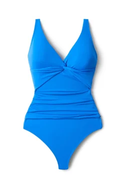 Cerulean Sea Tank|One Pieces-Twist One Piece Swimsuit