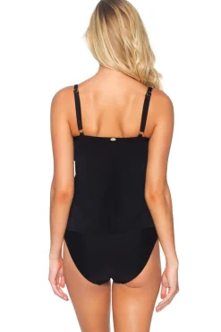 Sunsets Tank|Tankinis-Underwire Twist Tankini Top (E-H Cup)
