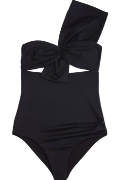 Marysia Asymmetrical|One Pieces-Venice Knot Tie Asymmetrical One Piece Swimsuit