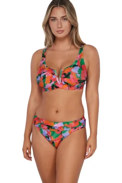 Sunsets Halter|Bikinis-Vienna V-Wire Bikini Top (D+ Cup)