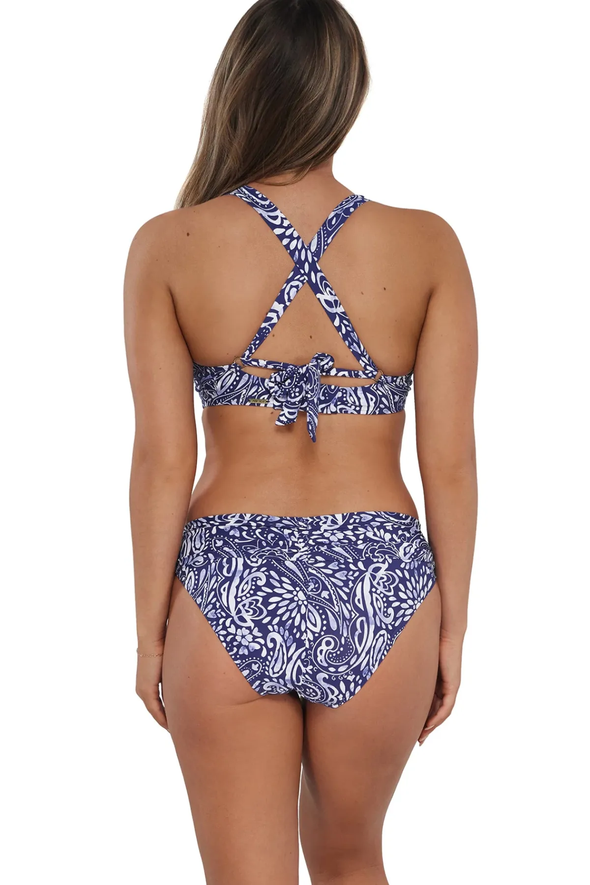 Sunsets Halter|Bikinis-Vienna V-Wire Bikini Top (D+ Cup)