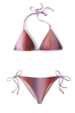 PQ Swim Triangle|Halter-Violet Haze Triangle Bikini Top