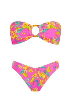 Kulani Kinis High Leg|Brazilian / Cheeky-Viva Vacation Brazilian Bikini Bottom