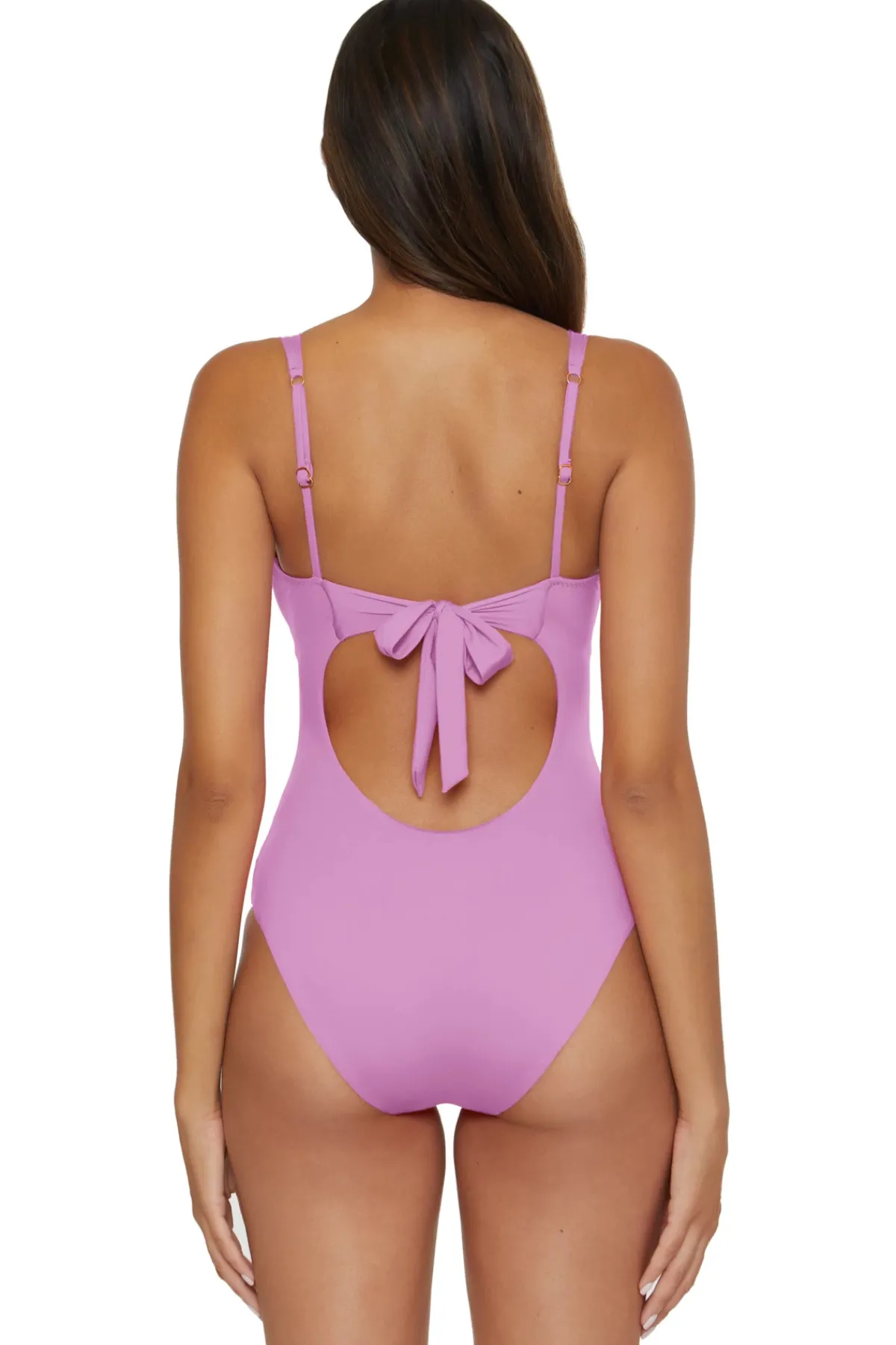 Becca by Rebecca Virtue Plunge|One Pieces-Viviana V-Front One Piece Swimsuit