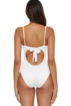 Becca by Rebecca Virtue Plunge|One Pieces-Viviana V-Front One Piece Swimsuit