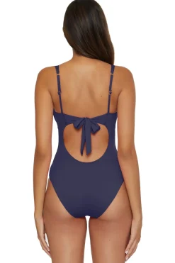 Becca by Rebecca Virtue Plunge|One Pieces-Viviana V-Front One Piece Swimsuit