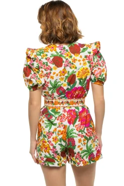 Farm Rio Jumpsuits / Rompers-V-Neck Romper