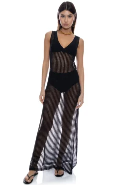 Luli Fama Sundresses-V-Neck Tank Maxi Cover Dress