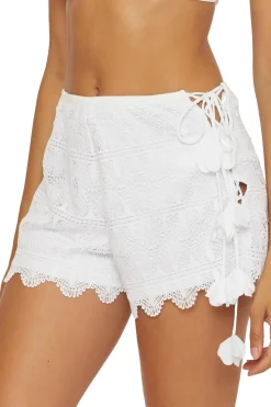 Trina Turk Bottoms-Voila Lace Shorts