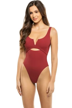 Summerful Monokini / Cut Out|High Leg-Waikiki One Piece Swimsuit
