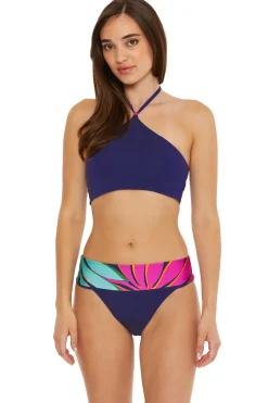 Trina Turk High Neck|Halter-Wailea Reversible High Neck Bikini Top