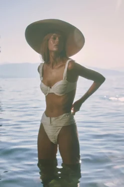 Devon Windsor High Leg|High Waist-Walker High Waist Bikini Bottom