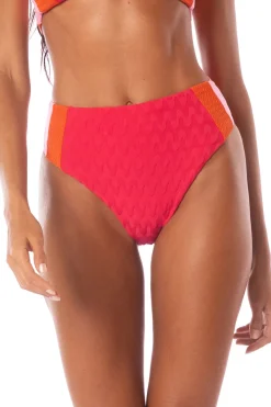 Maaji High Leg|High Waist-Wanderer Reversible High Rise Bikini Bottom