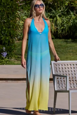 Trina Turk Sundresses-West Palm Mesh Maxi Dress