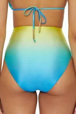 Trina Turk High Leg|High Waist-West Palm Reversible High Waist Bikini Bottom