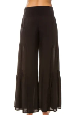 Elan Bottoms-Wide Leg Bow Tie Pants