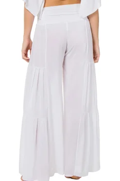 Elan Bottoms-Wide Leg Bow Tie Pants