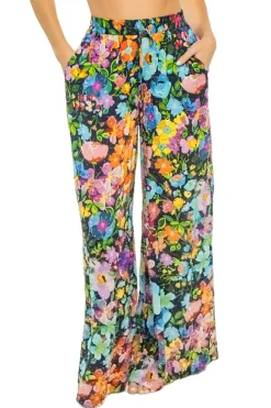 Johnny Was Bottoms-Wild Bloom Cover-Up Pants