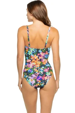 Johnny Was One Pieces-Wild Bloom Square Neck One Piece Swimsuit