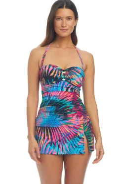 Bleu Rod Beattie Halter|Bandeau-Wild Thing Bandeau Tankini Top