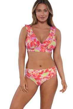 Sunsets Bralette|Bikinis-Willa Wireless Bralette Bikini Top (D+ Cup)