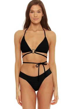 Isabella Rose Halter|Triangle-Wrap Triangle Bikini Top