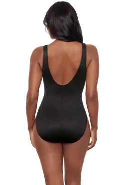 Miraclesuit Plunge|Tank-Zipt One Piece Swimsuit