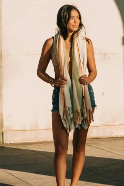 Slowtide Towels / Beach Blankets-Zoey Turkish Beach Towel