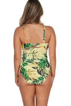 Sunsets Tank|Tankinis-Zuri V-Wire Tankini Top (E-H Cup)